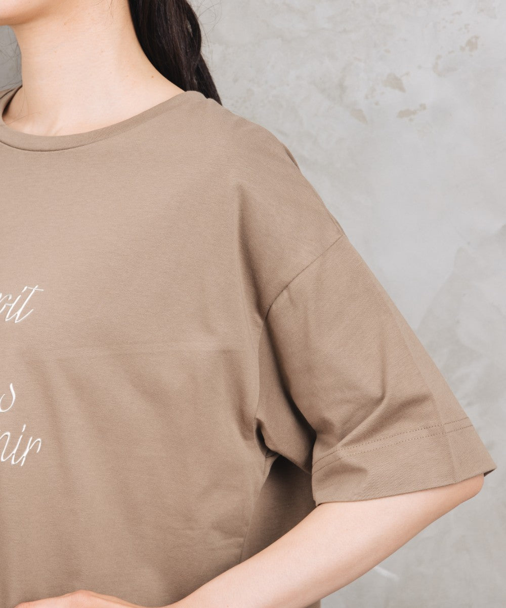 21号(6L～) FONTLAB メタルライクロゴハーフスリーブTシャツ