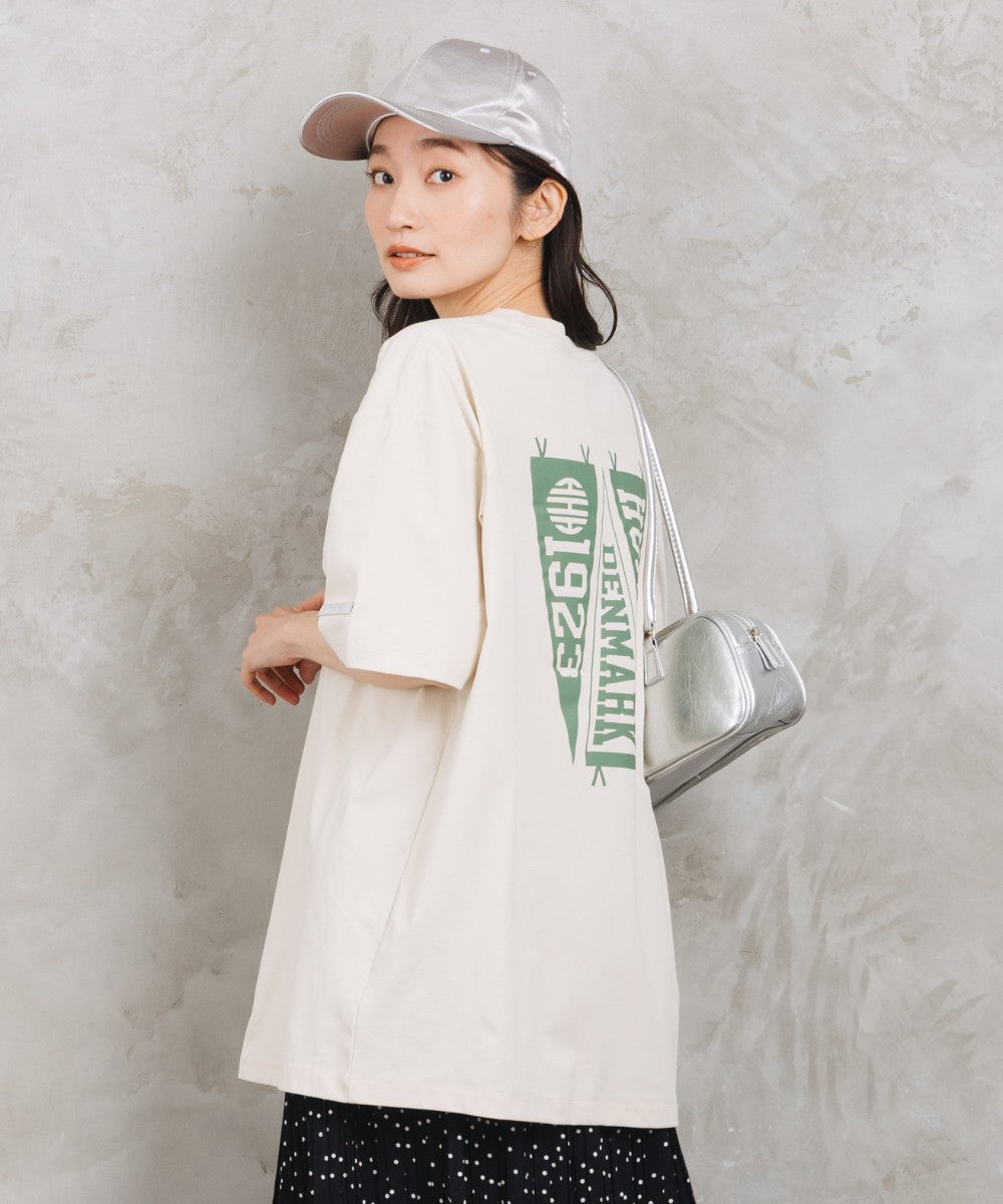 【Web限定】【吸汗速乾】【UVカット】 hummel バックロゴプリントコットンライクTシャツ【先行予約】