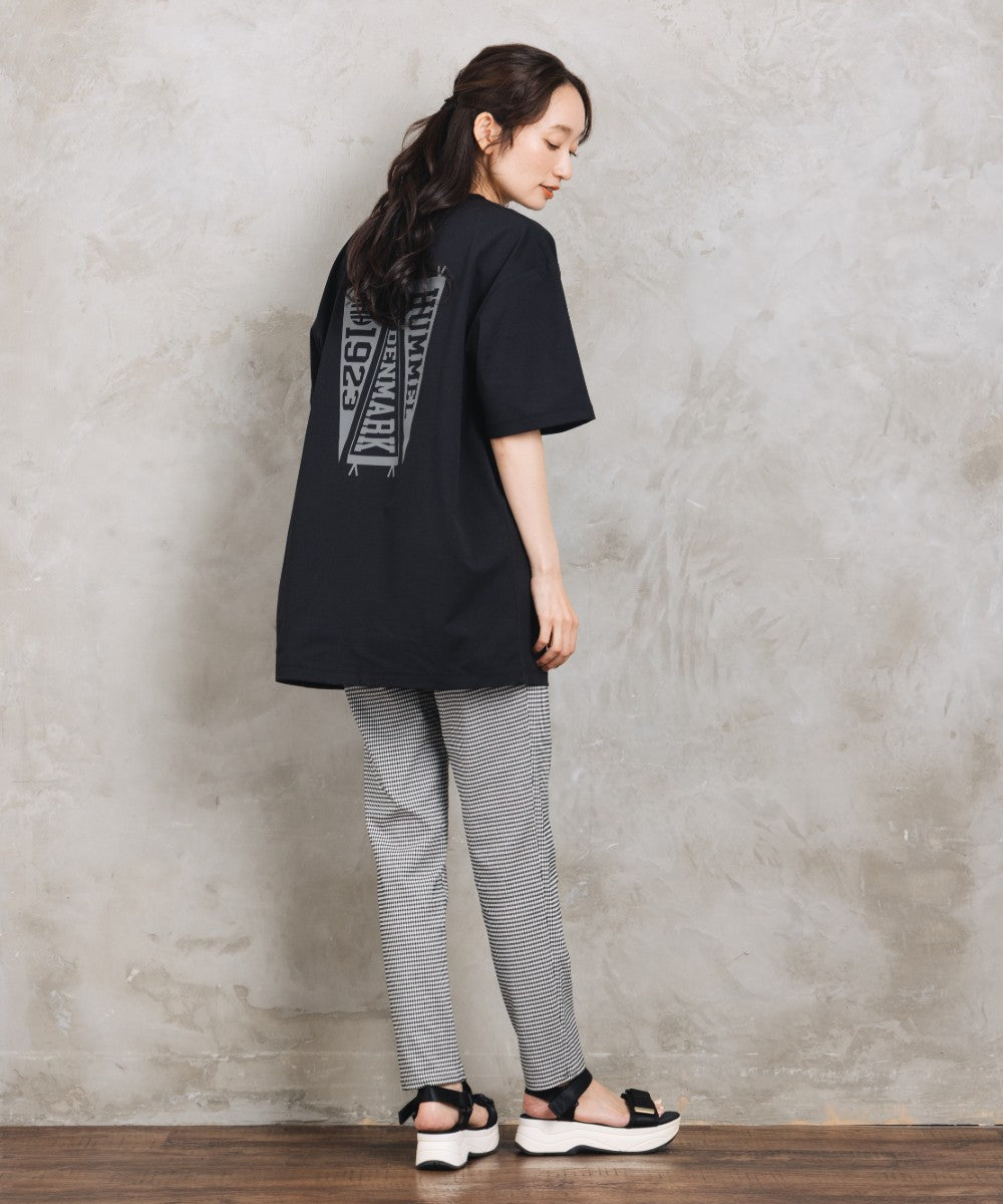 【Web限定】【吸汗速乾】【UVカット】 hummel バックロゴプリントコットンライクTシャツ【先行予約】