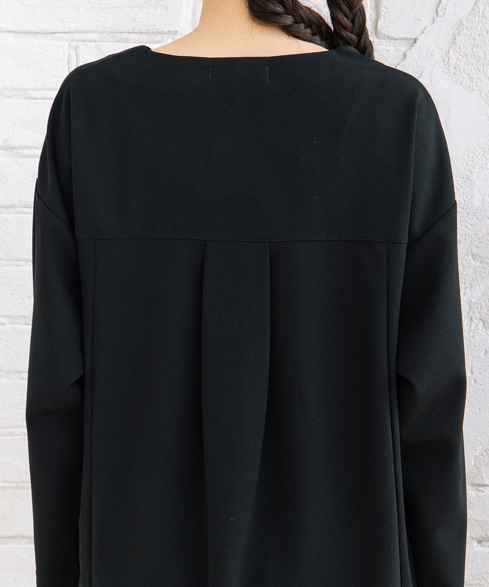 FONTLAB 【COOL・UV・速乾】キーネックカットソー×ワイドタックパンツセットアップ