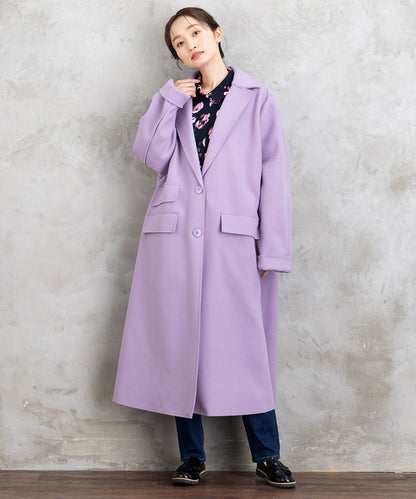 70-9280 SOPHIA CURVY [リミサロ]ダブルポケットチェスターコート