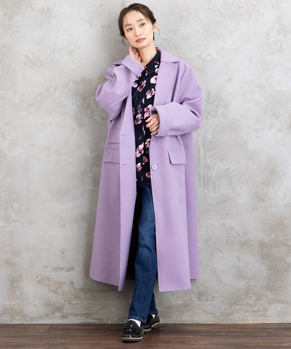 70-9280 SOPHIA CURVY [リミサロ]ダブルポケットチェスターコート