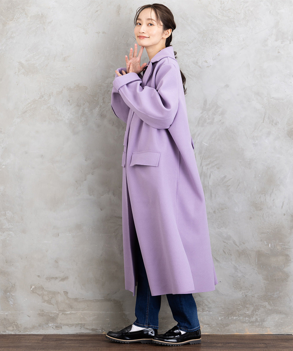 70-9280 SOPHIA CURVY [リミサロ]ダブルポケットチェスターコート