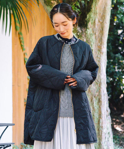 21号(6L～) ファー×キルティングリバーシブルコート