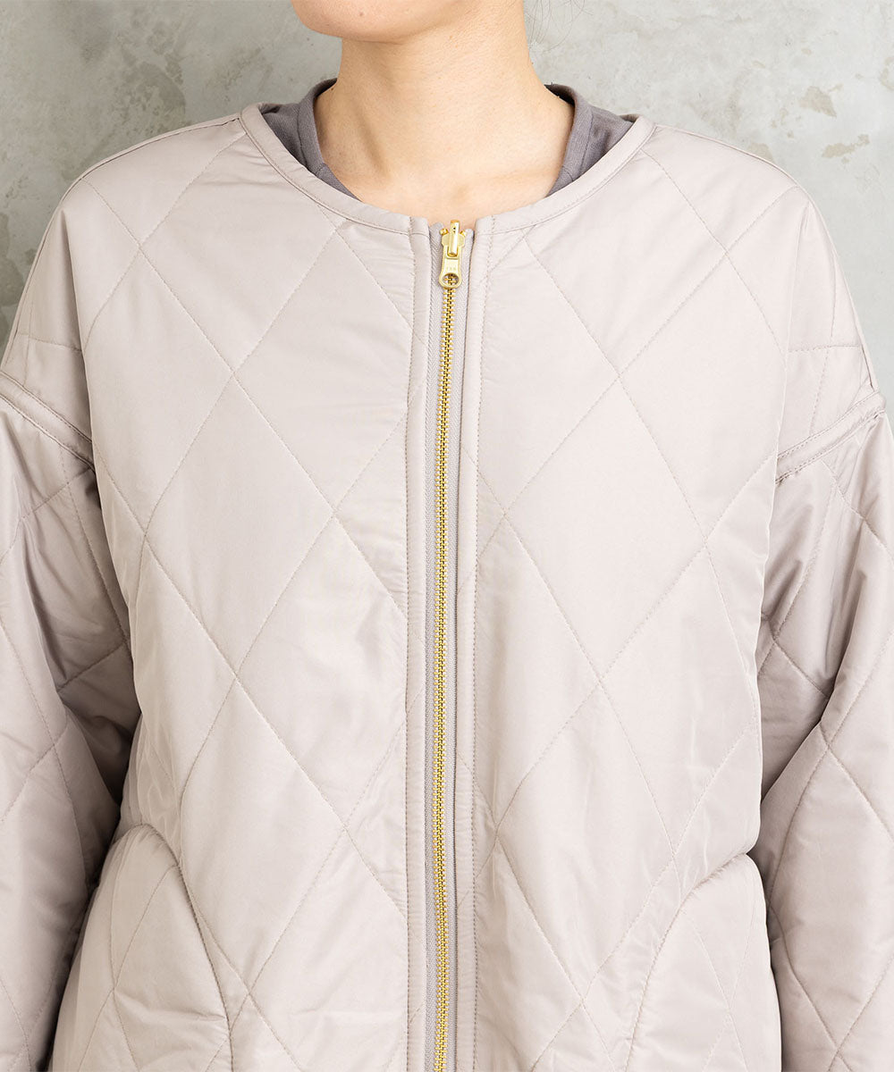 21号(6L～) ファー×キルティングリバーシブルコート