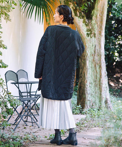 21号(6L～) ファー×キルティングリバーシブルコート