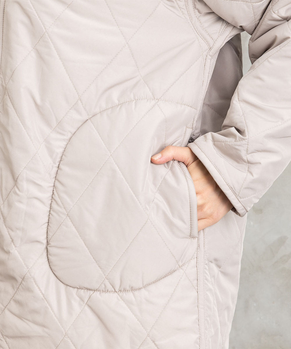 21号(6L～) ファー×キルティングリバーシブルコート