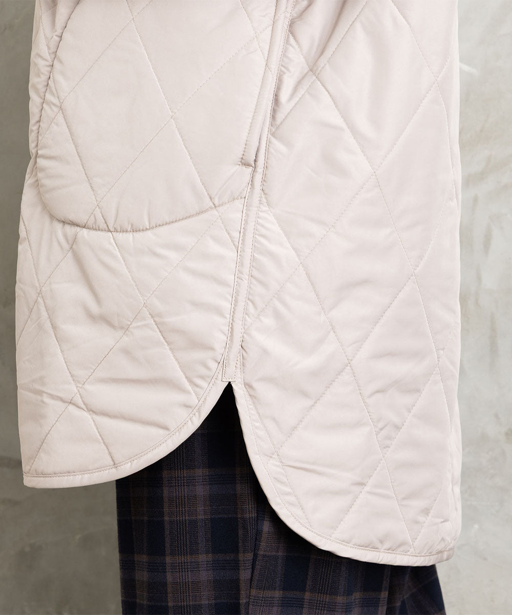 21号(6L～) ファー×キルティングリバーシブルコート