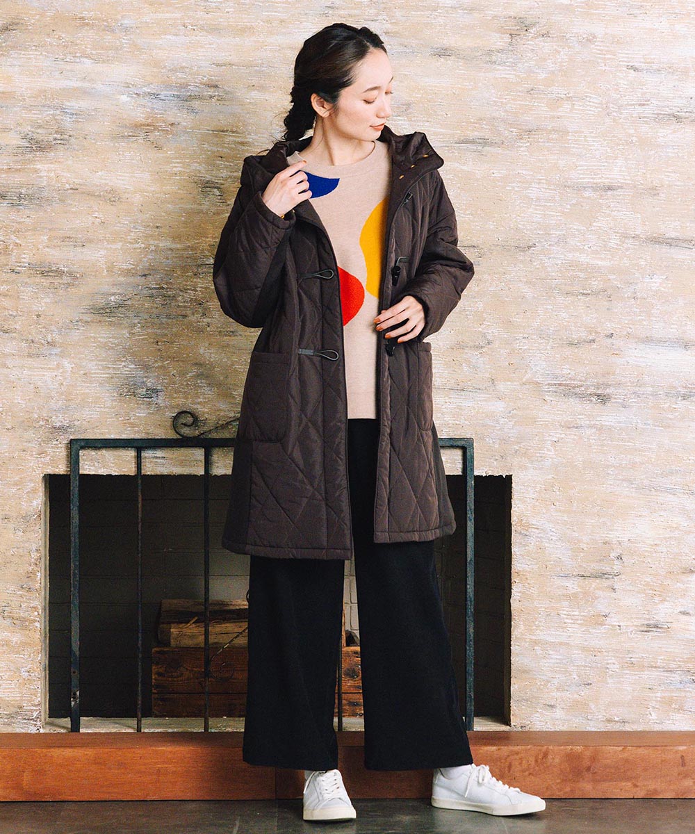 21号(6L～) FONTLAB キルティングダッフルコート