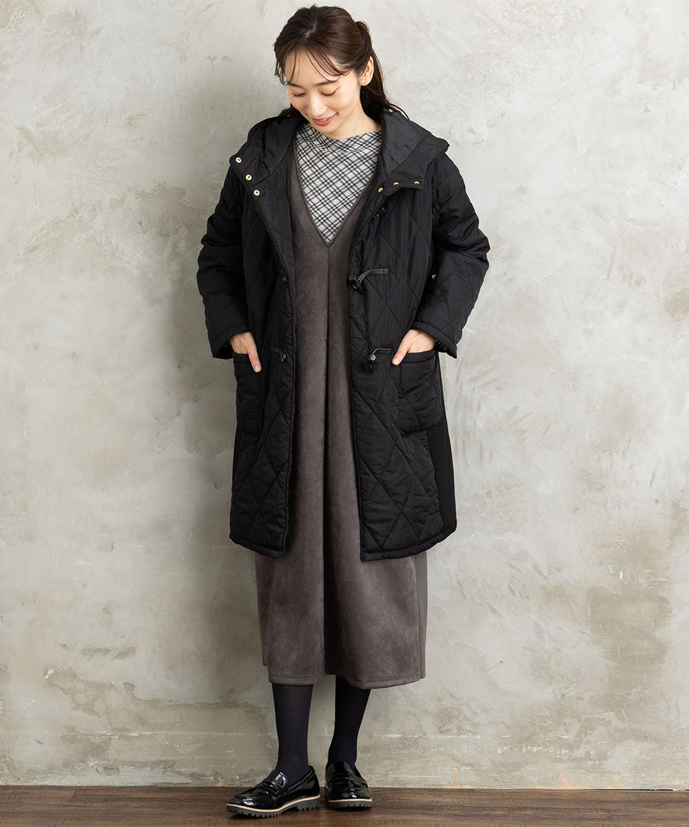 FONTLAB キルティングダッフルコート