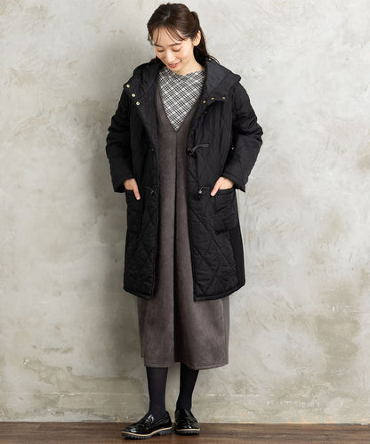 FONTLAB キルティングダッフルコート