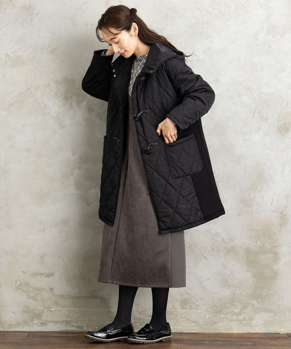 FONTLAB キルティングダッフルコート