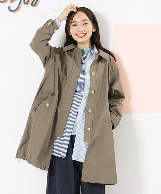 FONTLAB マルチウェイギャバジンステンカラーコート