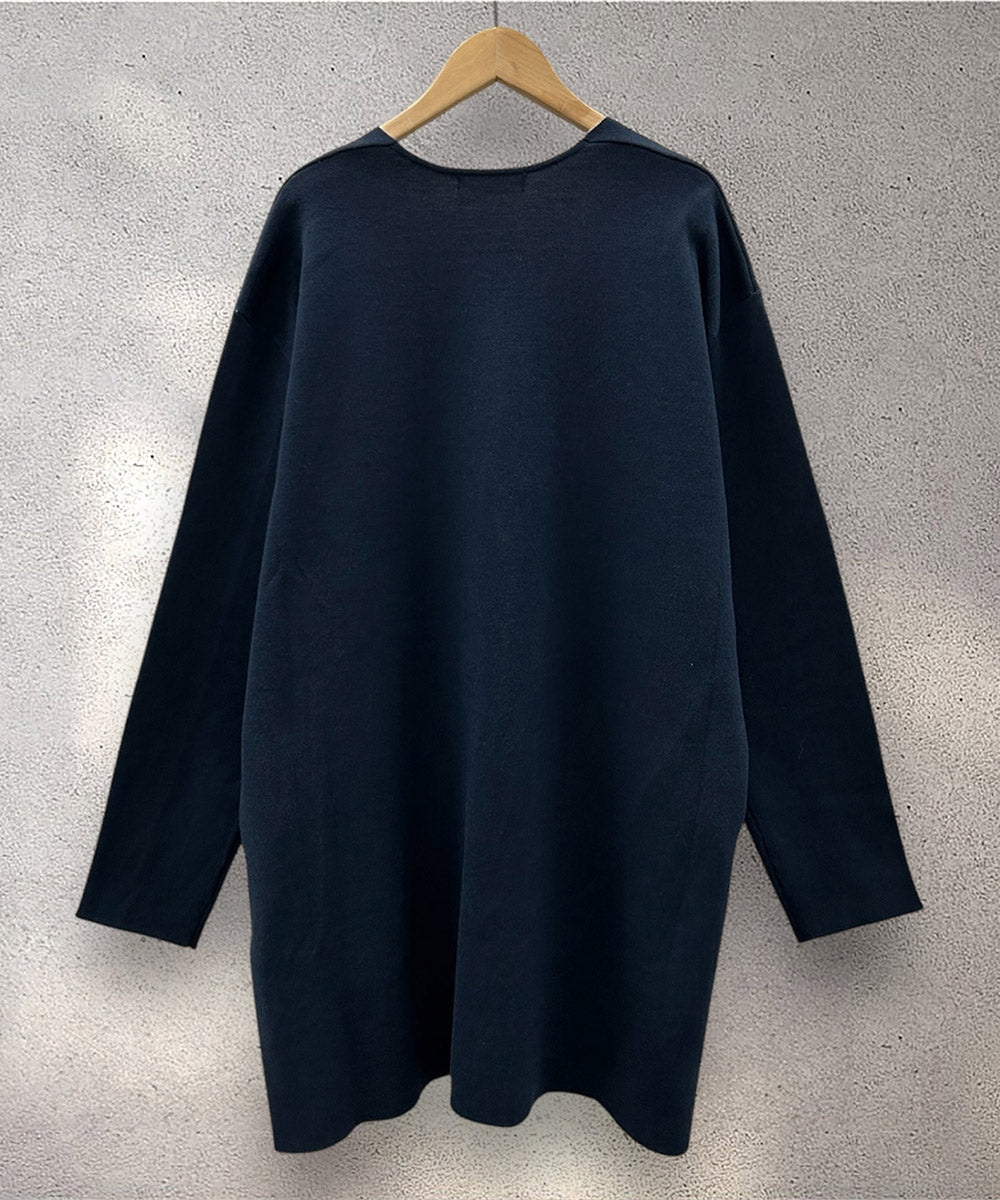 21号(6L～) FONTLAB Wフェイス配色コーディガン