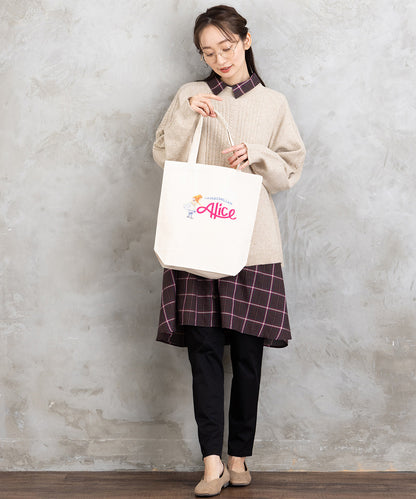 Aliceプリントトートバッグ