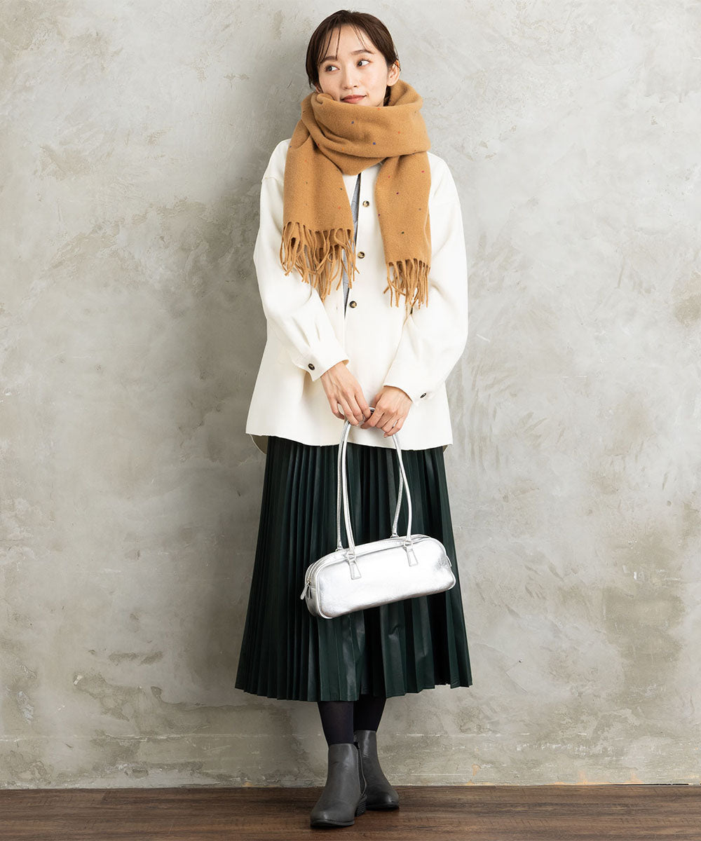 カラフルドット柄ストール