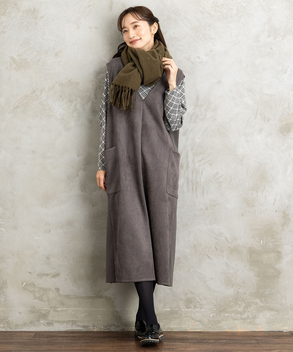 カラフルドット柄ストール