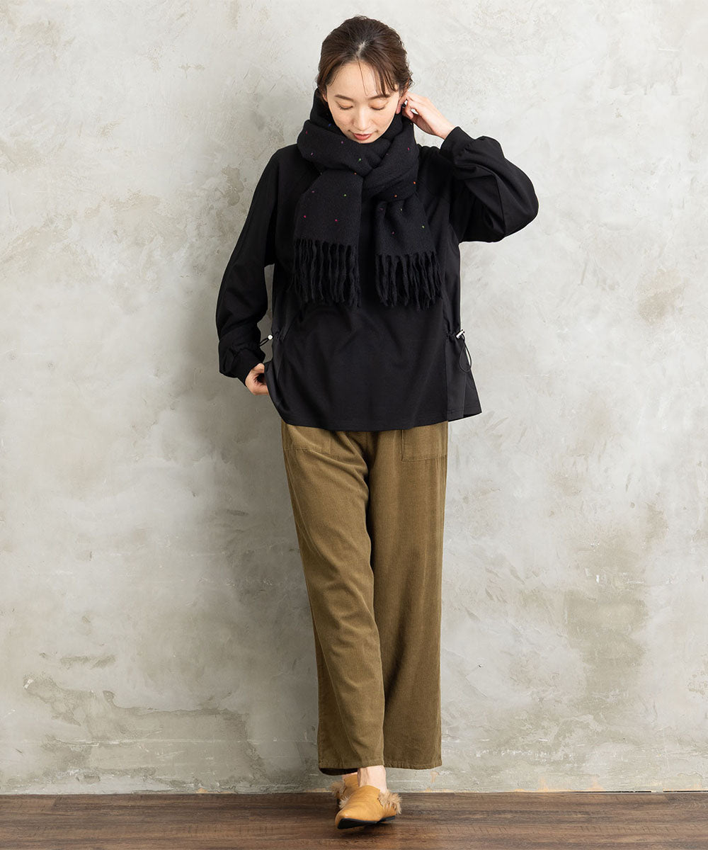 カラフルドット柄ストール