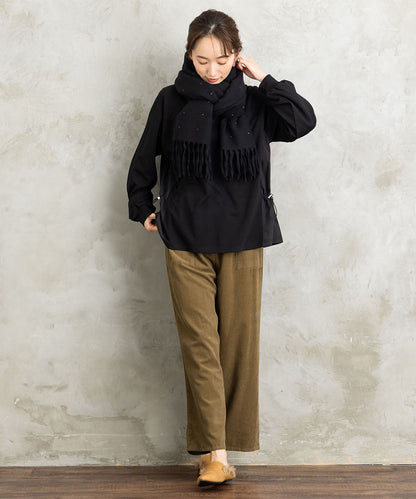 カラフルドット柄ストール