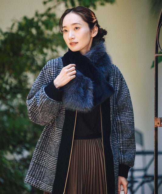 大きいサイズ レディース エコファー ティペット 冬｜sabstreet my standard(サブストリートマイスタンダード)