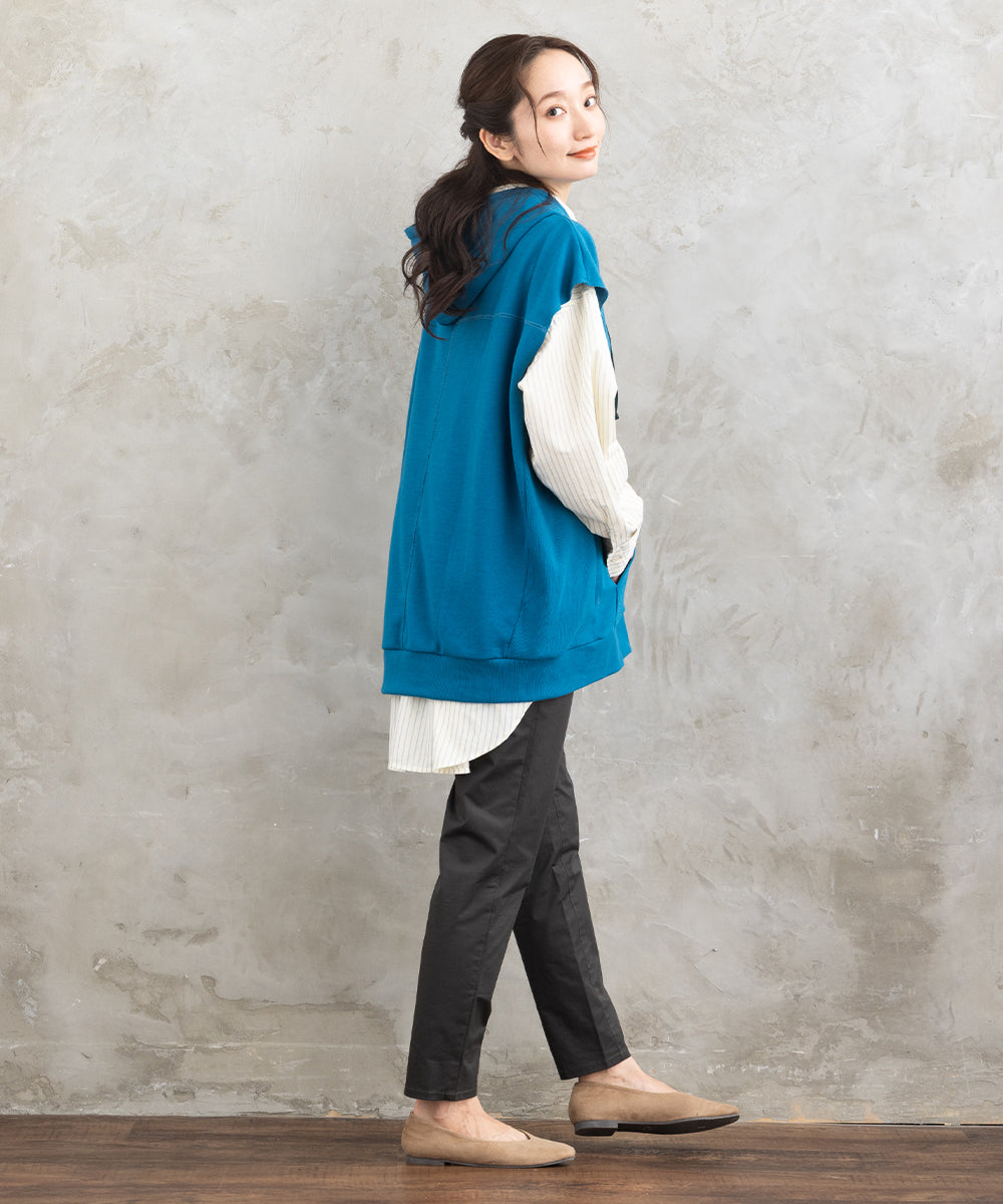 【sabstreet bis】【web限定】15号(3L) ドビーストライプシャツ