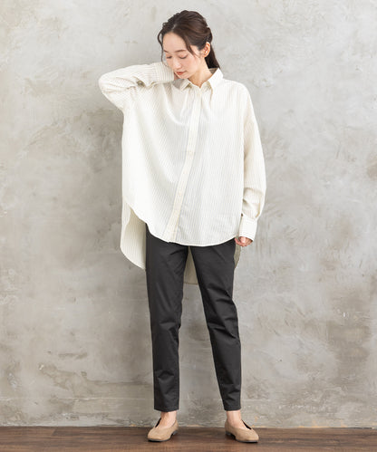 【sabstreet bis】【web限定】15号(3L) ドビーストライプシャツ