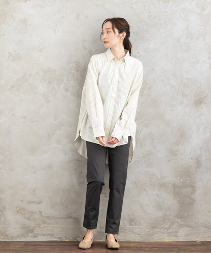 【sabstreet bis】【web限定】15号(3L) ドビーストライプシャツ