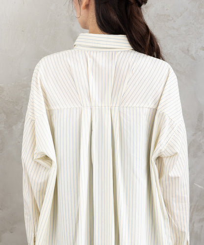 【sabstreet bis】【web限定】15号(3L) ドビーストライプシャツ