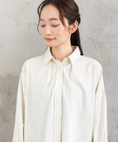 【sabstreet bis】【web限定】15号(3L) ドビーストライプシャツ