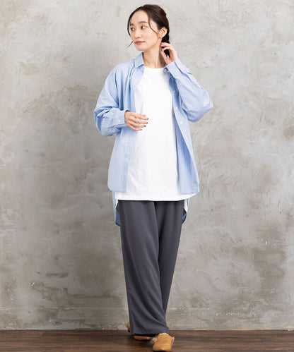 【sabstreet bis】【web限定】15号(3L) ドビーストライプシャツ