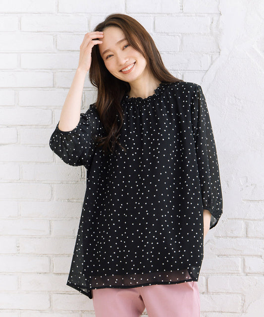 【sabstreet bis】【web限定】 アソートプリントシフォンブラウス