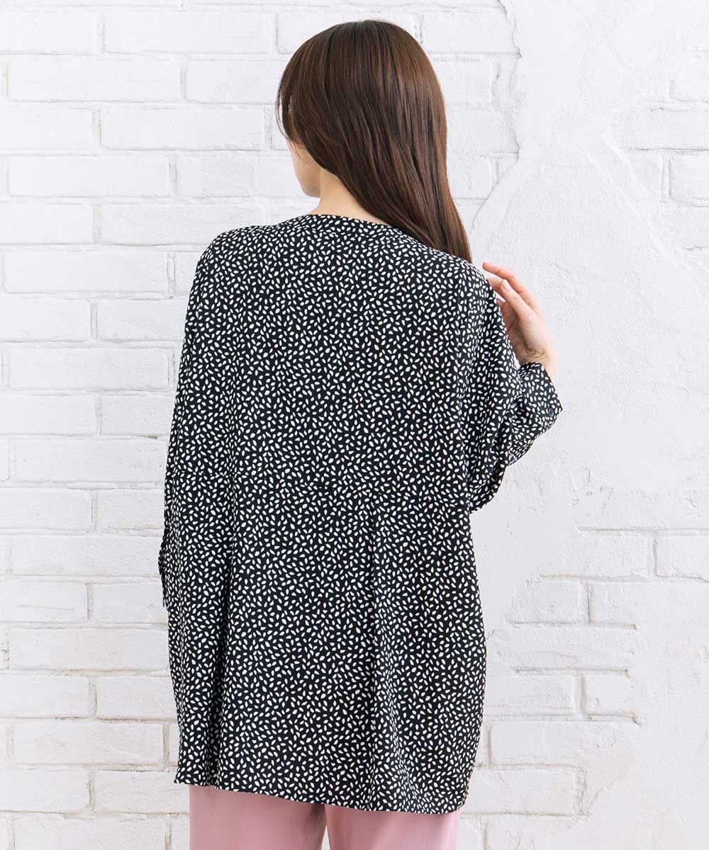 【sabstreet bis】【web限定】 ウエストタックジョーゼットブラウス