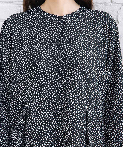 【sabstreet bis】【web限定】 ウエストタックジョーゼットブラウス