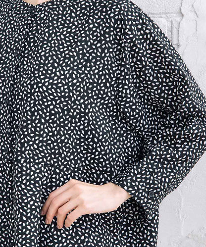 【sabstreet bis】【web限定】 ウエストタックジョーゼットブラウス