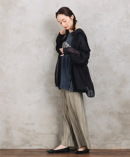 【sabstreet bis】【web限定】 シアーフーディシャツ【先行予約】