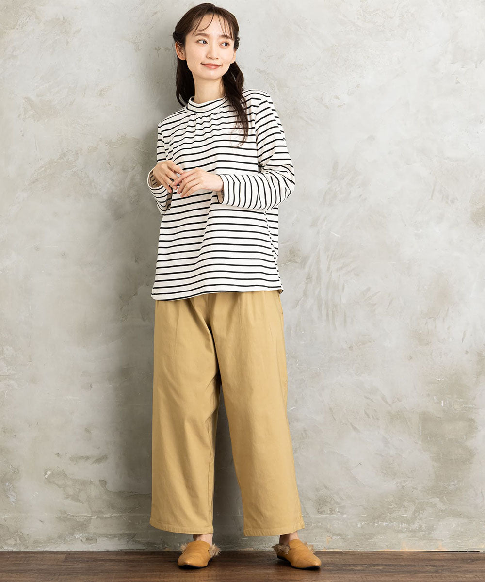 【sabstreet bis】【web限定】 【発熱保湿加工】イージーパンツ