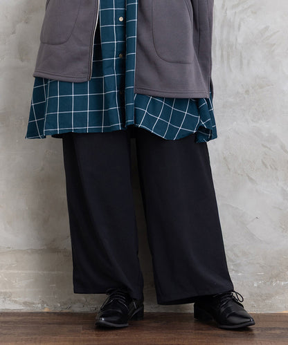 【sabstreet bis】ライトジョーゼットタックパンツ