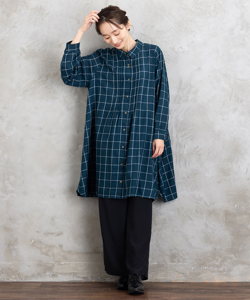 【sabstreet bis】ライトジョーゼットタックパンツ