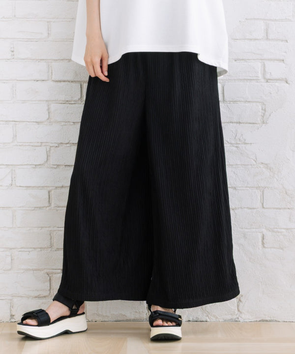 【sabstreet bis】【web限定】 ジャカードワイドパンツ