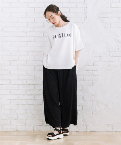 【sabstreet bis】【web限定】 ジャカードワイドパンツ