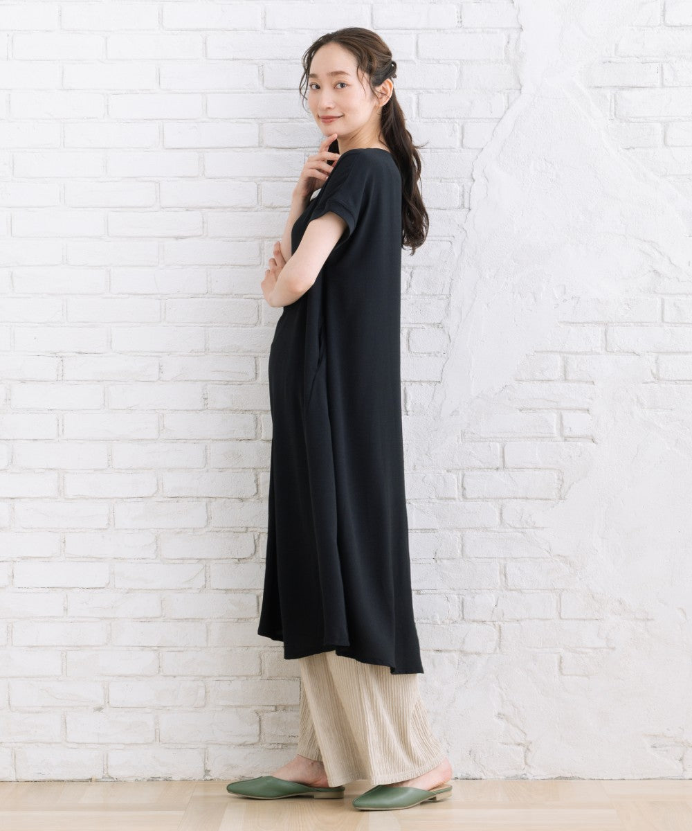 【sabstreet bis】【web限定】 ジャカードワイドパンツ