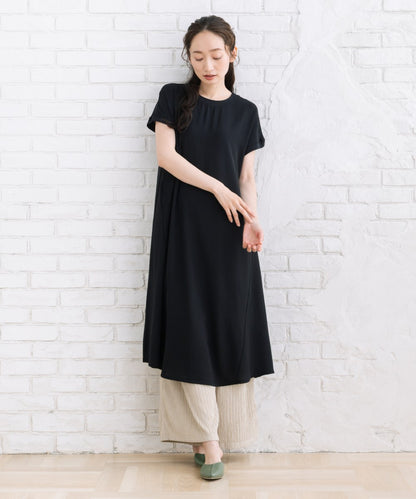 【sabstreet bis】【web限定】 ジャカードワイドパンツ
