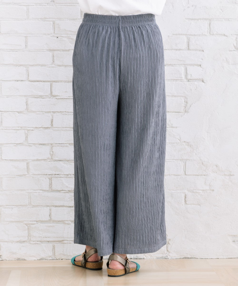 【sabstreet bis】【web限定】 ジャカードワイドパンツ