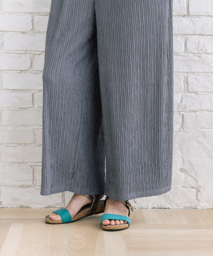 【sabstreet bis】【web限定】 ジャカードワイドパンツ