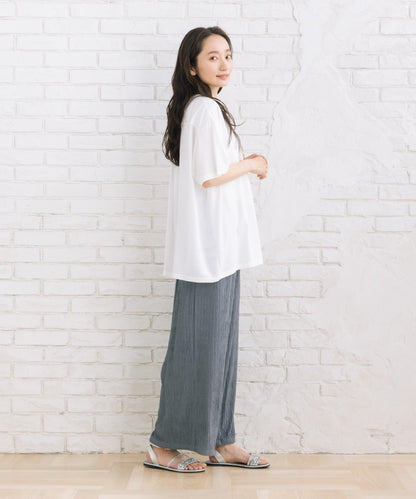 【sabstreet bis】【web限定】 ジャカードワイドパンツ