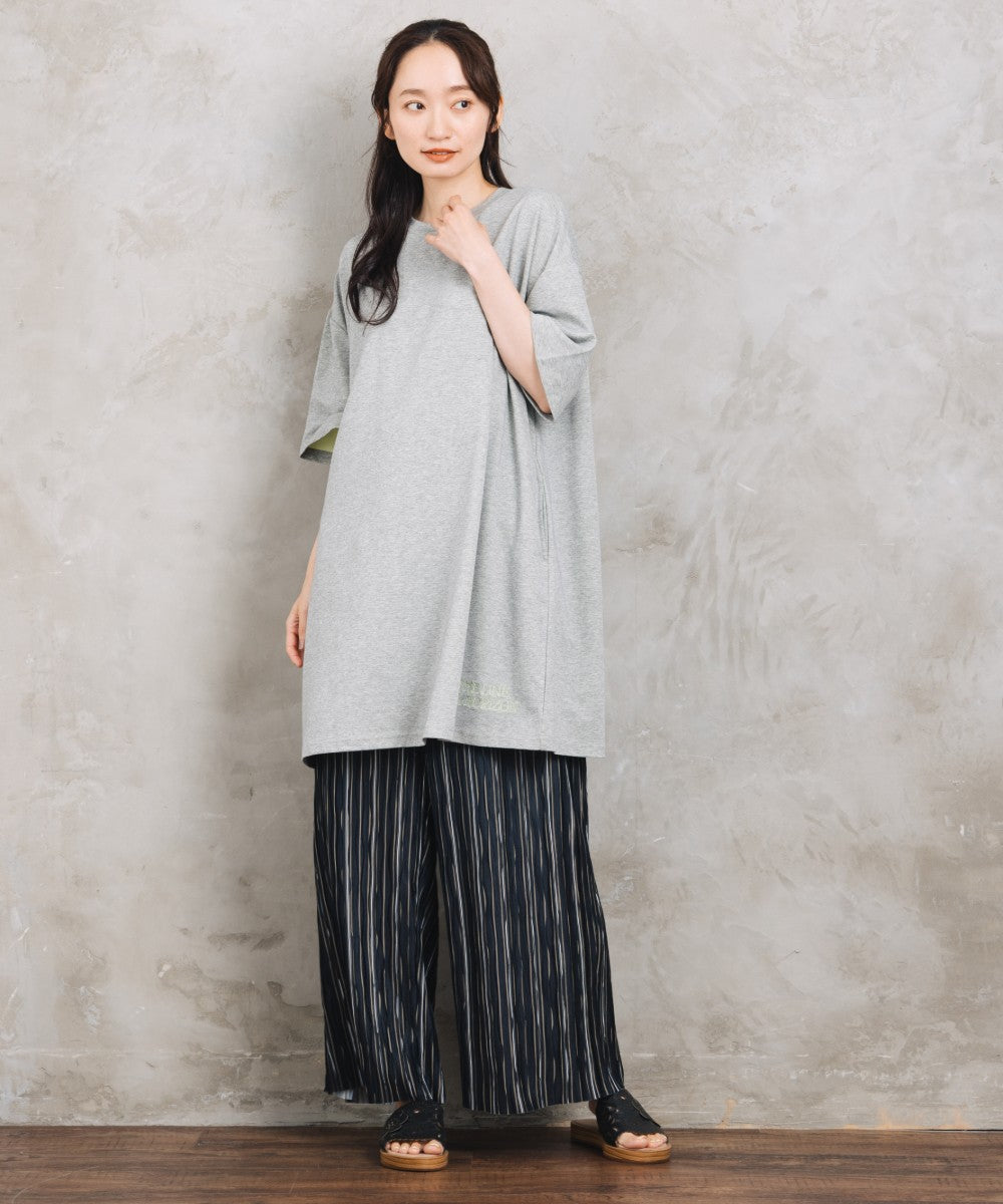 【sabstreet bis】【web限定】 セルフカットプリーツワイドパンツ【先行予約】