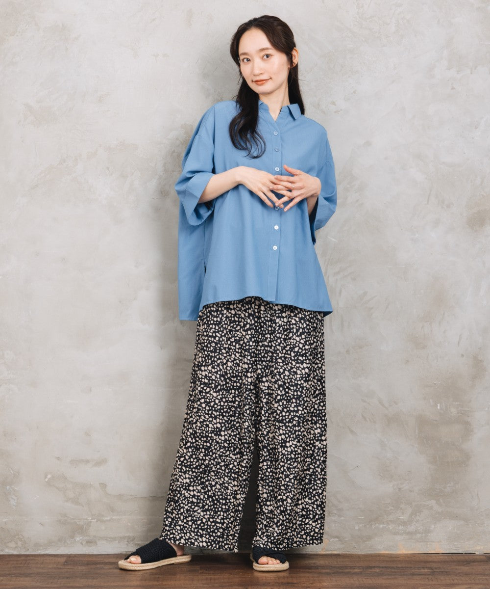 【sabstreet bis】【web限定】 セルフカットプリーツワイドパンツ【先行予約】