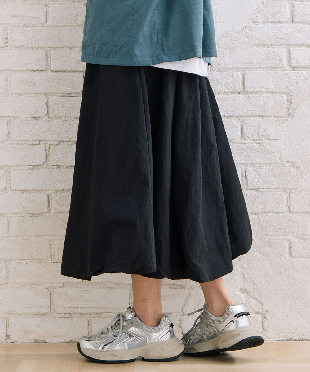【sabstreet bis】【web限定】 ナイロンバルーンスカート
