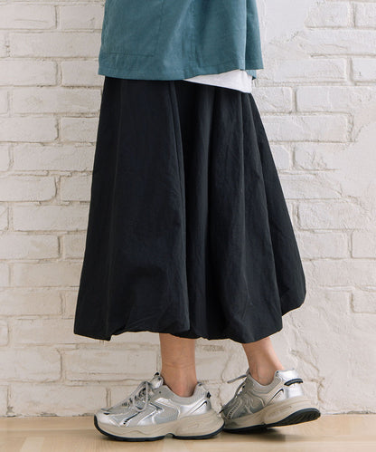【sabstreet bis】【web限定】 ナイロンバルーンスカート