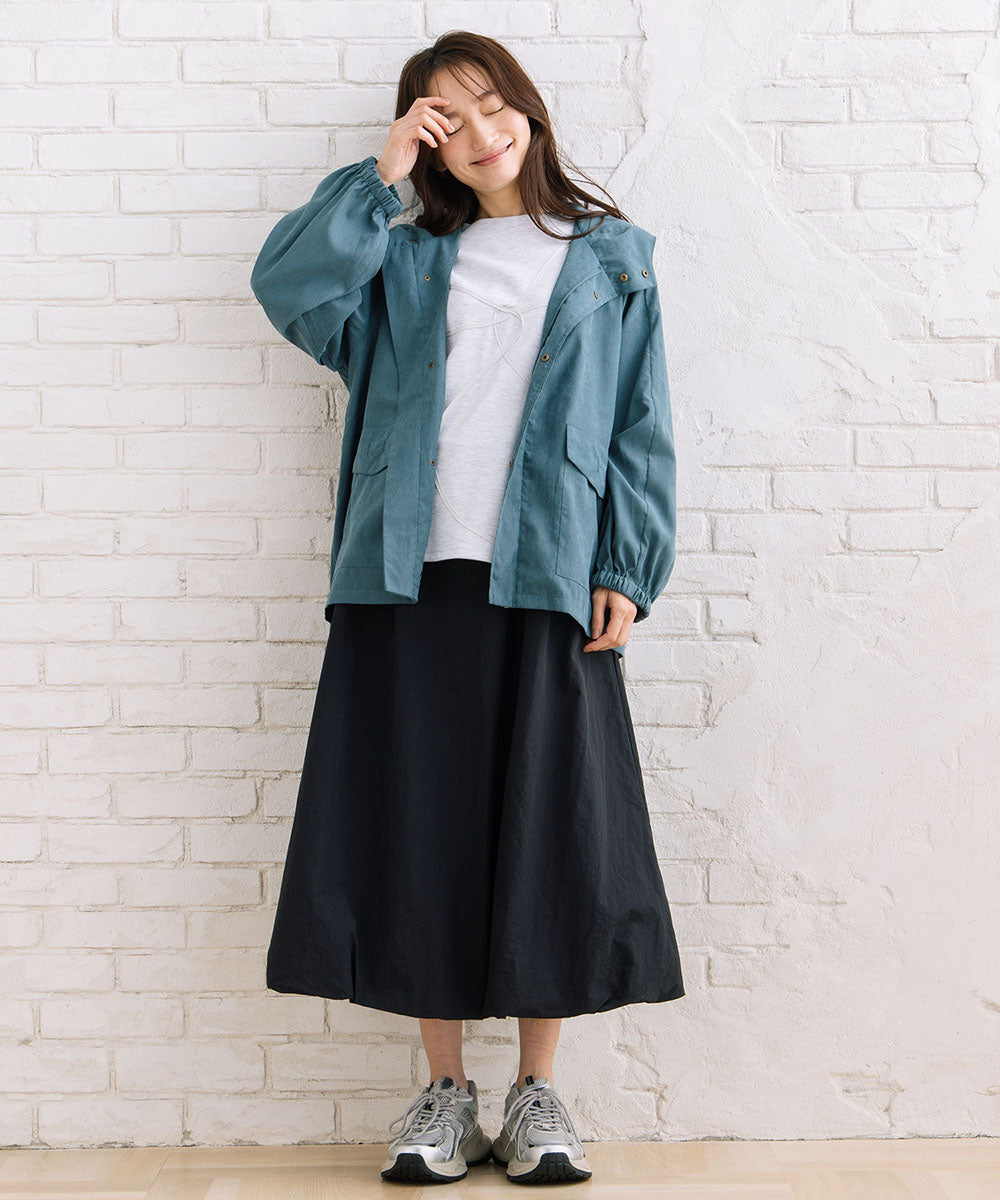 【sabstreet bis】【web限定】 ナイロンバルーンスカート